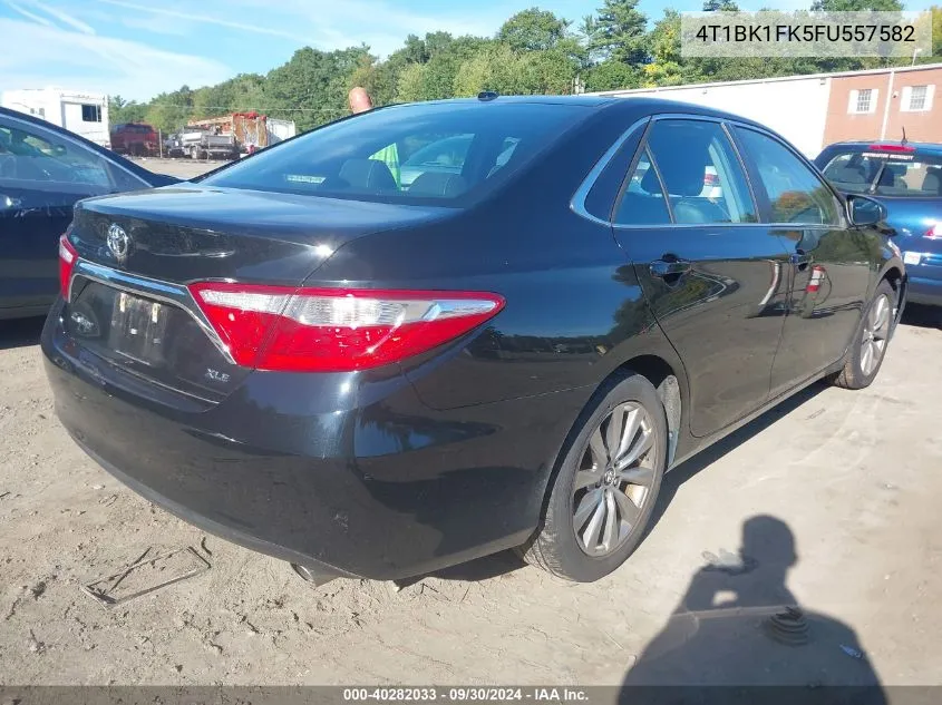 2015 Toyota Camry Xle V6 VIN: 4T1BK1FK5FU557582 Lot: 40282033