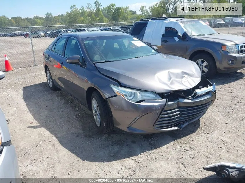 2015 Toyota Camry Le VIN: 4T1BF1FK8FU015980 Lot: 40284668