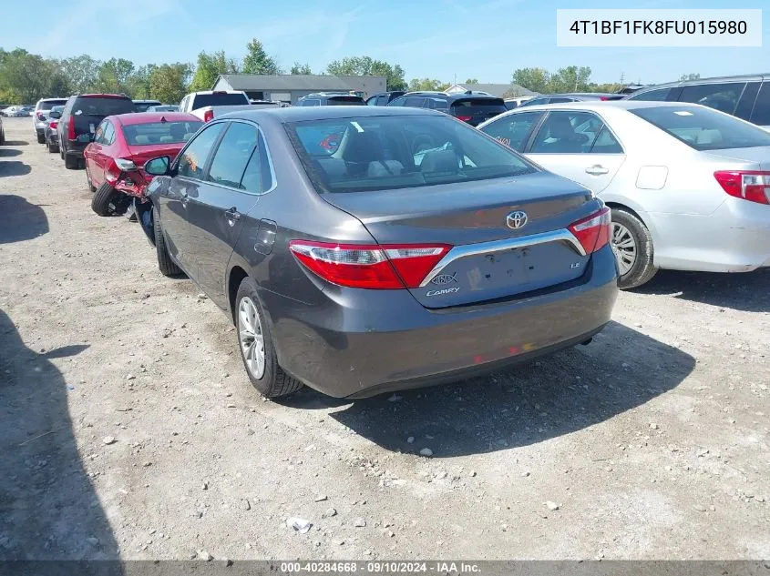 2015 Toyota Camry Le VIN: 4T1BF1FK8FU015980 Lot: 40284668