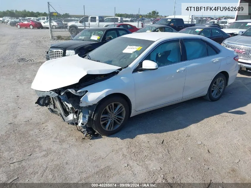 4T1BF1FK4FU962689 2015 Toyota Camry Se