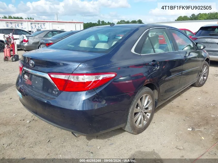 2015 Toyota Camry Xle VIN: 4T1BF1FK9FU902505 Lot: 40285268