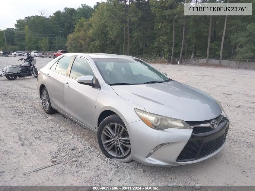 2015 Toyota Camry Le/Xle/Se/Xse VIN: 4T1BF1FK0FU923761 Lot: 40297686