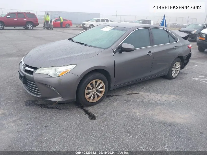 4T4BF1FK2FR447342 2015 Toyota Camry Le