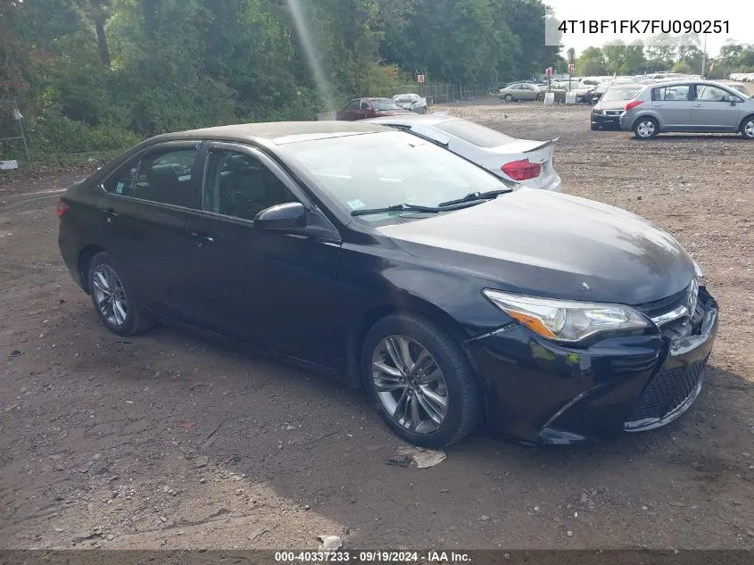 4T1BF1FK7FU090251 2015 Toyota Camry Se