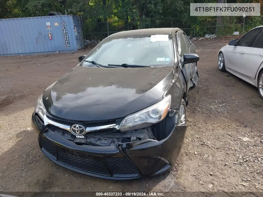 4T1BF1FK7FU090251 2015 Toyota Camry Se