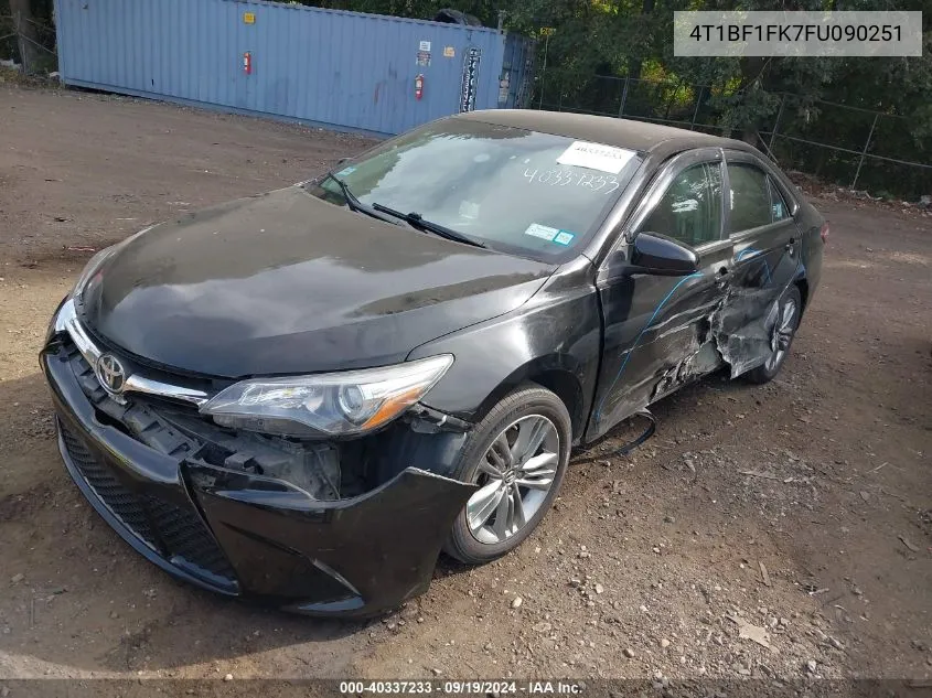 4T1BF1FK7FU090251 2015 Toyota Camry Se