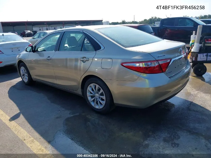 4T4BF1FK3FR456258 2015 Toyota Camry Le/Xle/Se/Xse