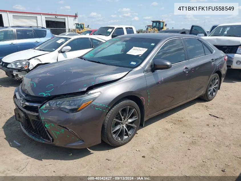 4T1BK1FK1FU558549 2015 Toyota Camry Xse V6