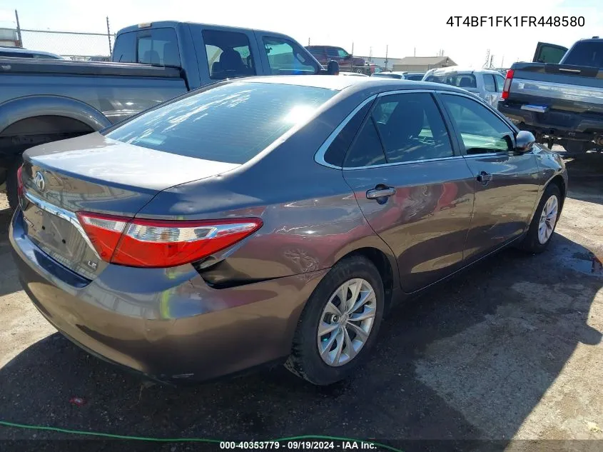 4T4BF1FK1FR448580 2015 Toyota Camry Le