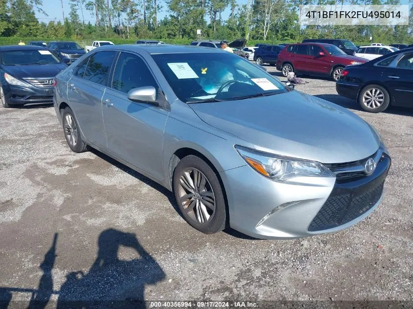 2015 Toyota Camry Le/Xle/Se/Xse VIN: 4T1BF1FK2FU495014 Lot: 40356994