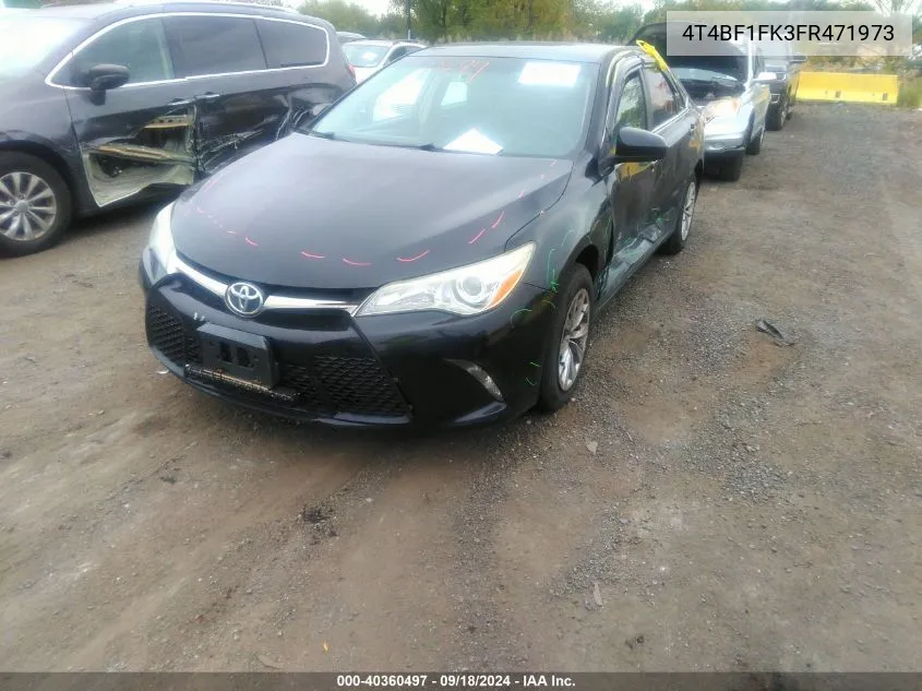 2015 Toyota Camry Le/Xle/Se/Xse VIN: 4T4BF1FK3FR471973 Lot: 40360497