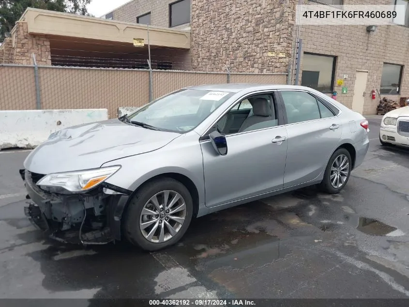 2015 Toyota Camry Xle VIN: 4T4BF1FK6FR460689 Lot: 40362192