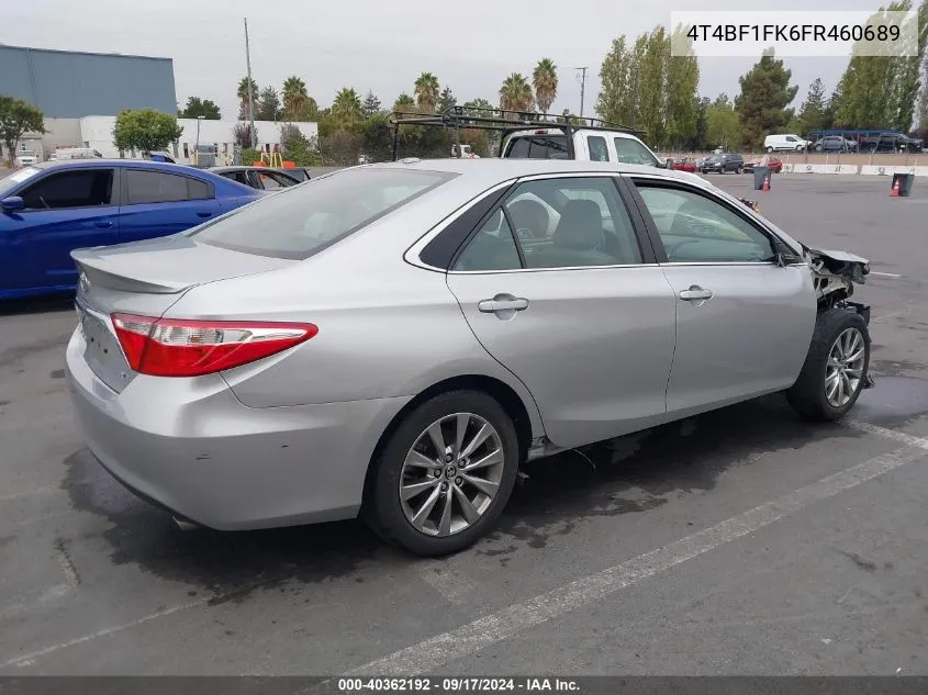 2015 Toyota Camry Xle VIN: 4T4BF1FK6FR460689 Lot: 40362192