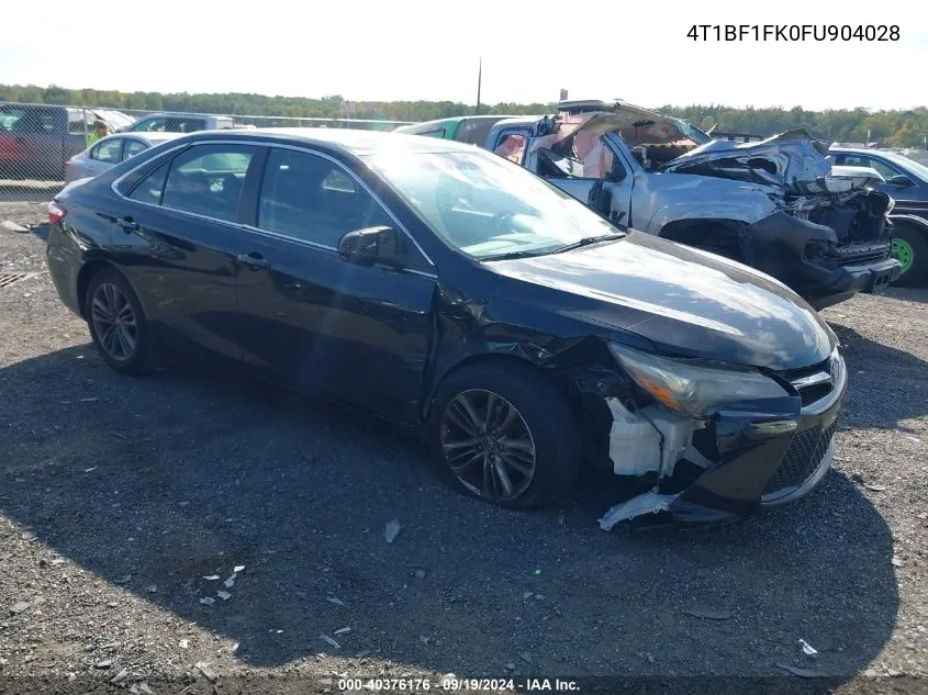 4T1BF1FK0FU904028 2015 Toyota Camry Se