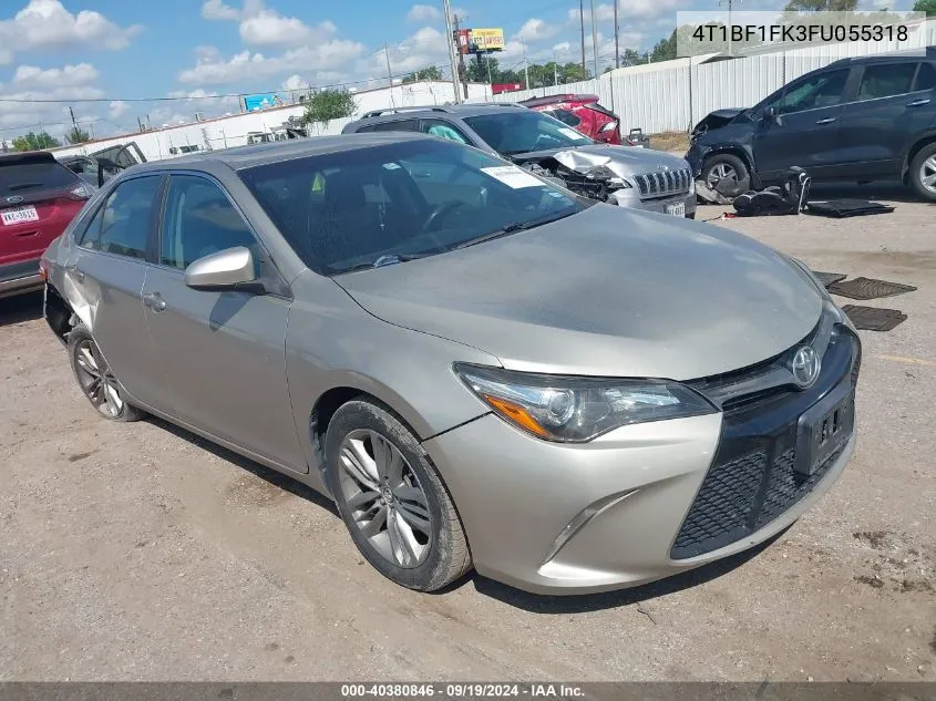 2015 Toyota Camry Se VIN: 4T1BF1FK3FU055318 Lot: 40380846