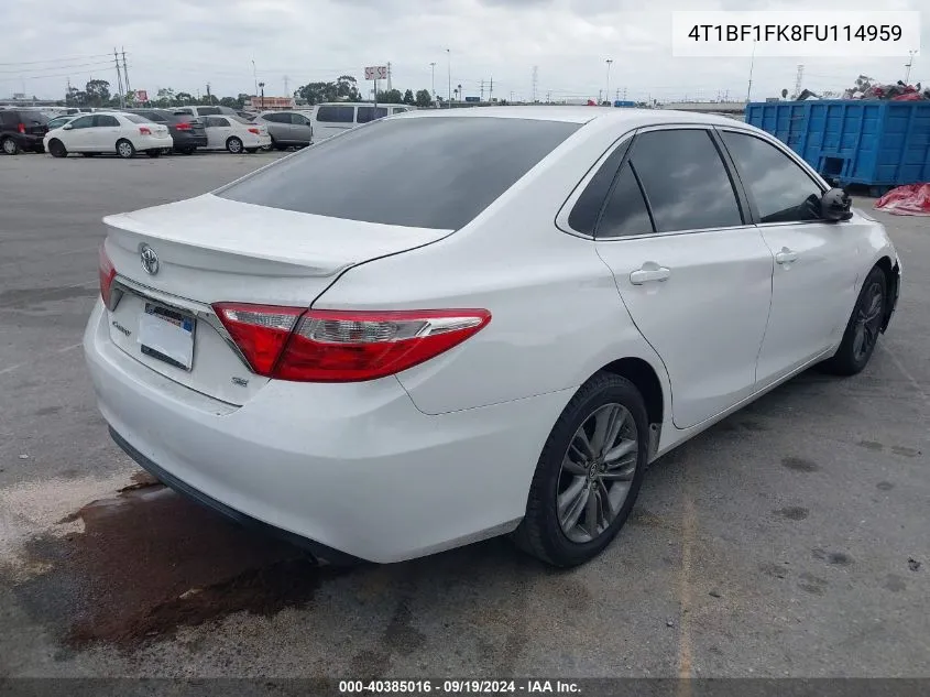 4T1BF1FK8FU114959 2015 Toyota Camry Se