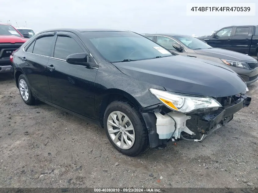 4T4BF1FK4FR470539 2015 Toyota Camry Le