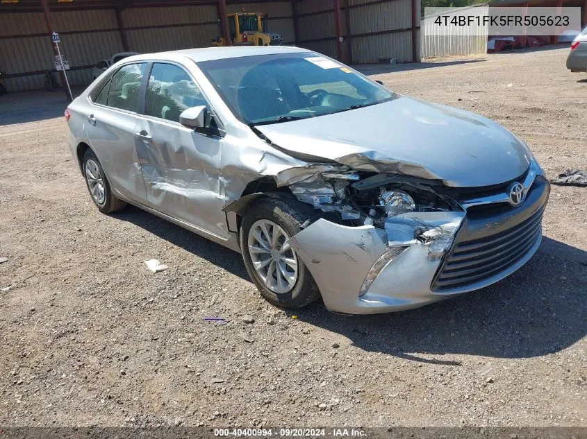 4T4BF1FK5FR505623 2015 Toyota Camry Le