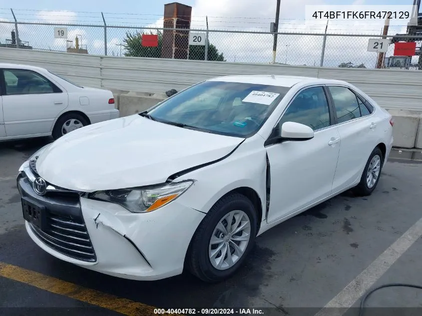 4T4BF1FK6FR472129 2015 Toyota Camry Le