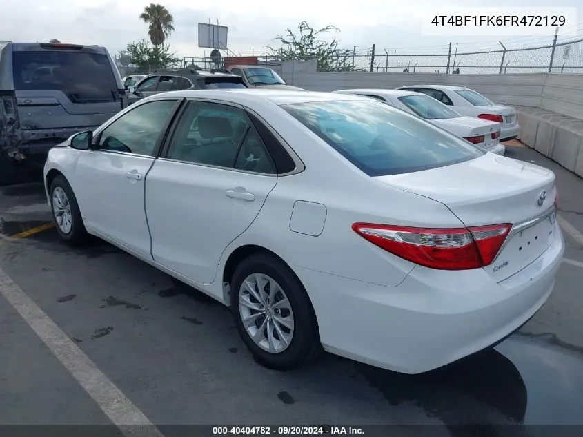 4T4BF1FK6FR472129 2015 Toyota Camry Le