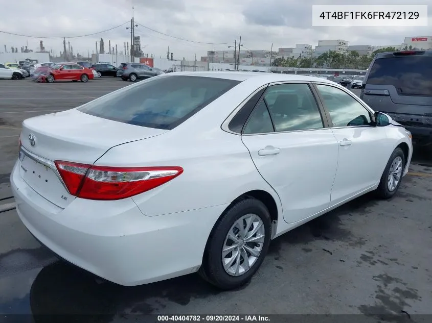 4T4BF1FK6FR472129 2015 Toyota Camry Le