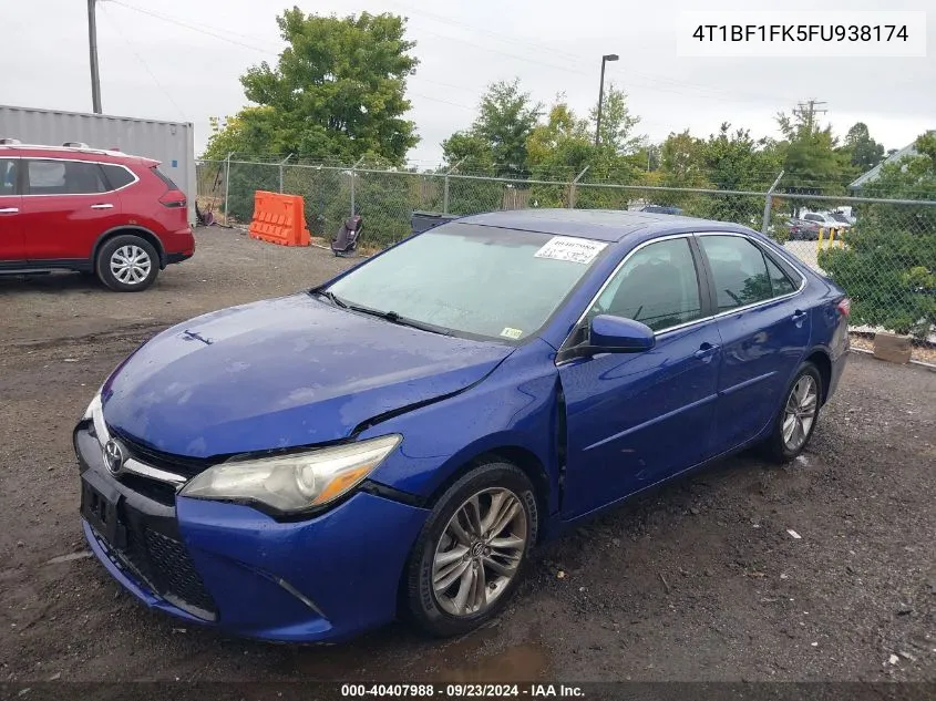 4T1BF1FK5FU938174 2015 Toyota Camry Se