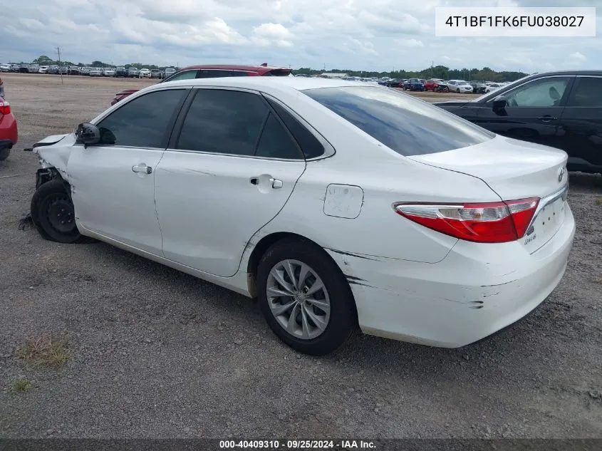 4T1BF1FK6FU038027 2015 Toyota Camry Le