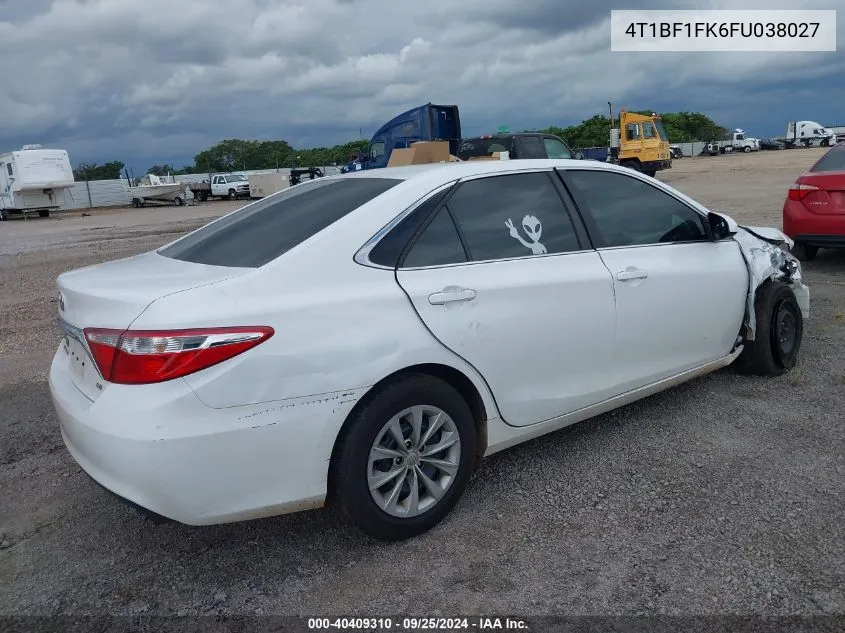 4T1BF1FK6FU038027 2015 Toyota Camry Le