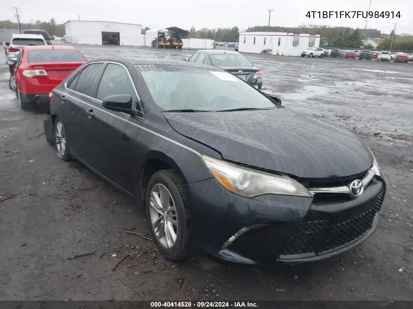 2015 Toyota Camry Le/Xle/Se/Xse VIN: 4T1BF1FK7FU984914 Lot: 40414528