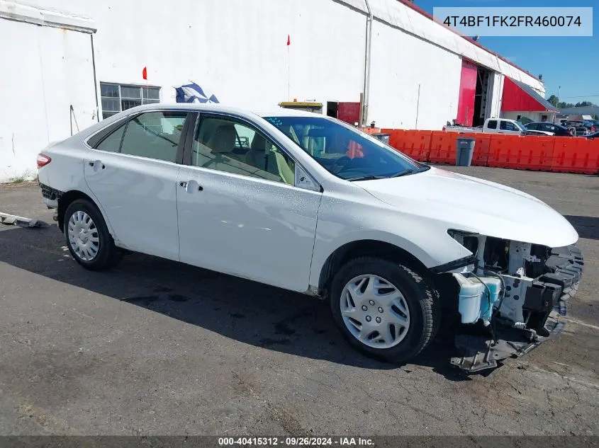 4T4BF1FK2FR460074 2015 Toyota Camry Le