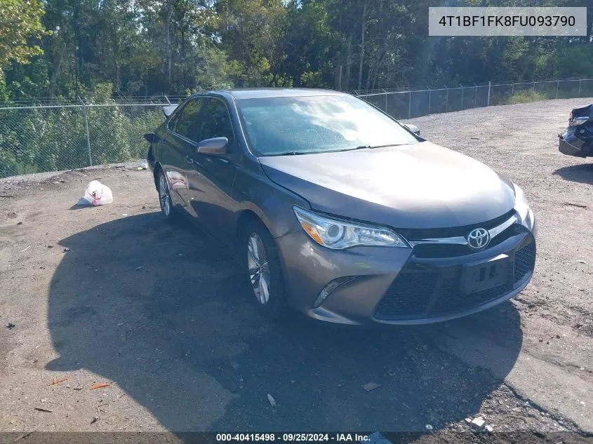 2015 Toyota Camry Se VIN: 4T1BF1FK8FU093790 Lot: 40415498