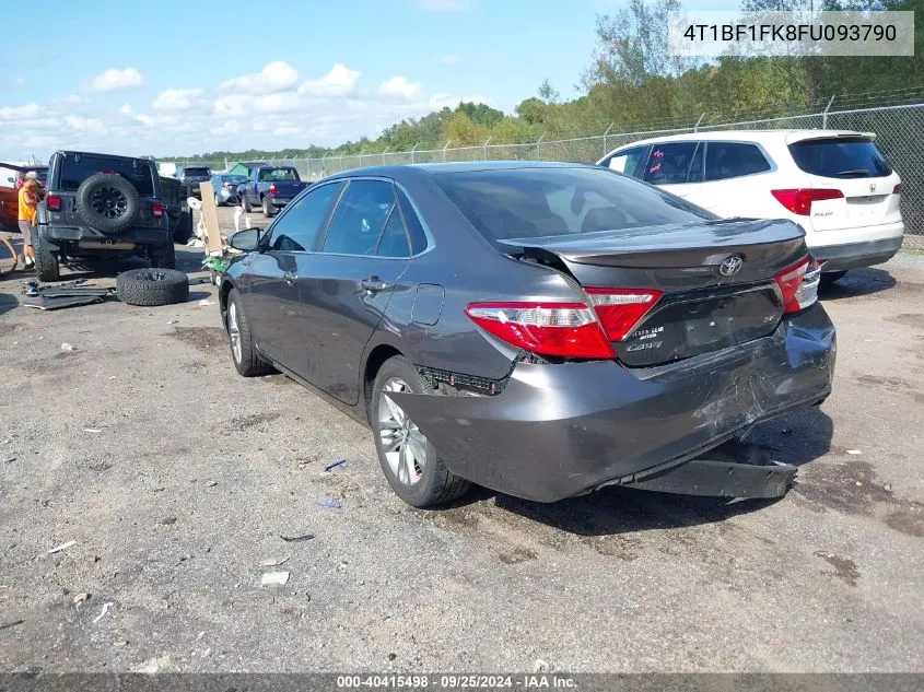 2015 Toyota Camry Se VIN: 4T1BF1FK8FU093790 Lot: 40415498