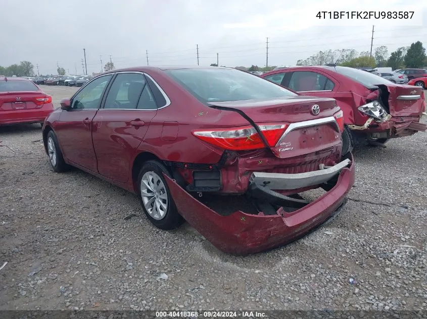 4T1BF1FK2FU983587 2015 Toyota Camry Le/Xle/Se/Xse