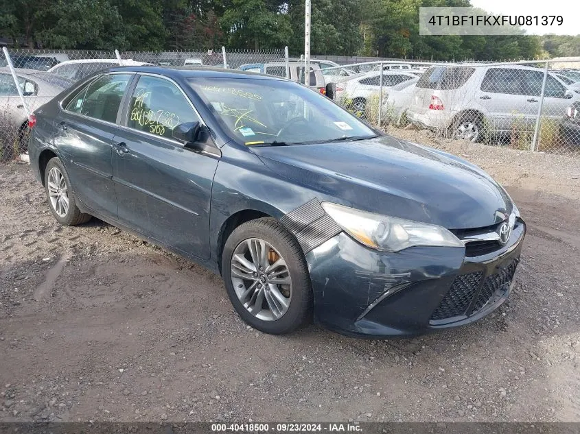 4T1BF1FKXFU081379 2015 Toyota Camry Se