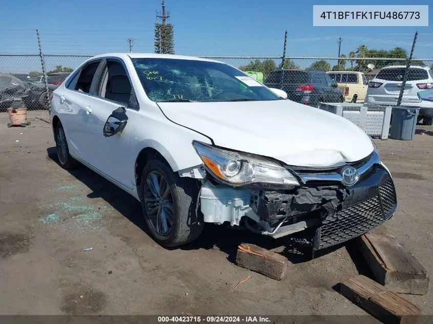 2015 Toyota Camry Le/Xle/Se/Xse VIN: 4T1BF1FK1FU486773 Lot: 40423715