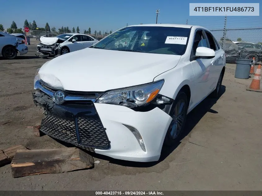 2015 Toyota Camry Le/Xle/Se/Xse VIN: 4T1BF1FK1FU486773 Lot: 40423715