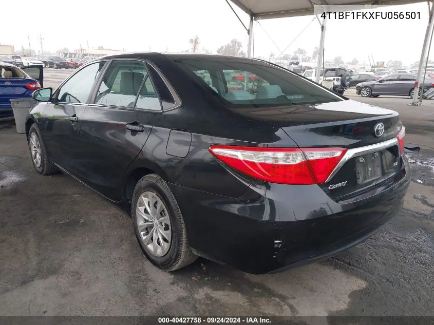 2015 Toyota Camry Le/Xle/Se/Xse VIN: 4T1BF1FKXFU056501 Lot: 40427758