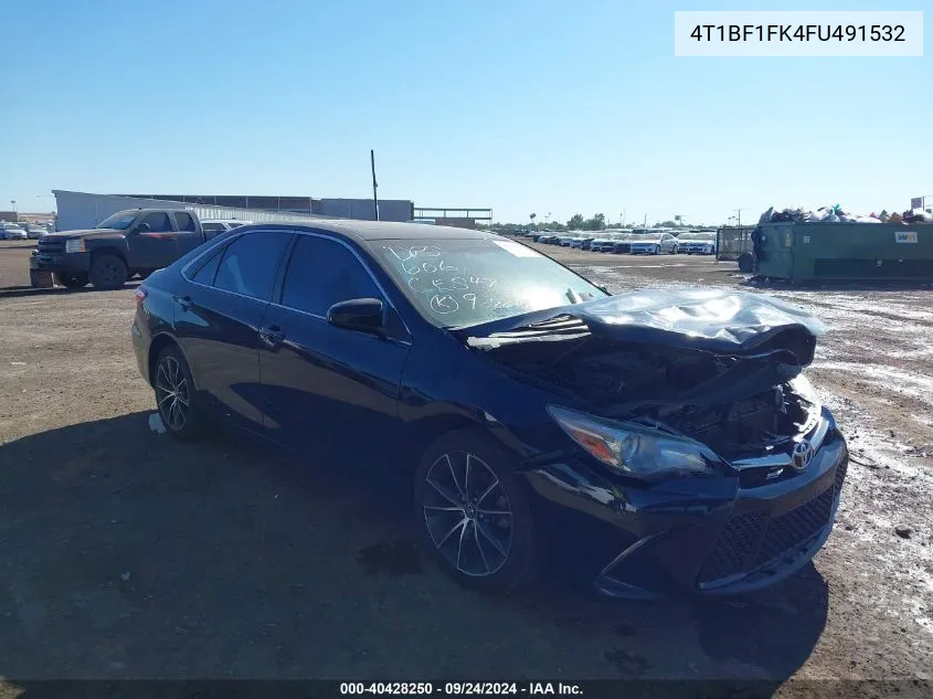 2015 Toyota Camry Le/Xle/Se/Xse VIN: 4T1BF1FK4FU491532 Lot: 40428250