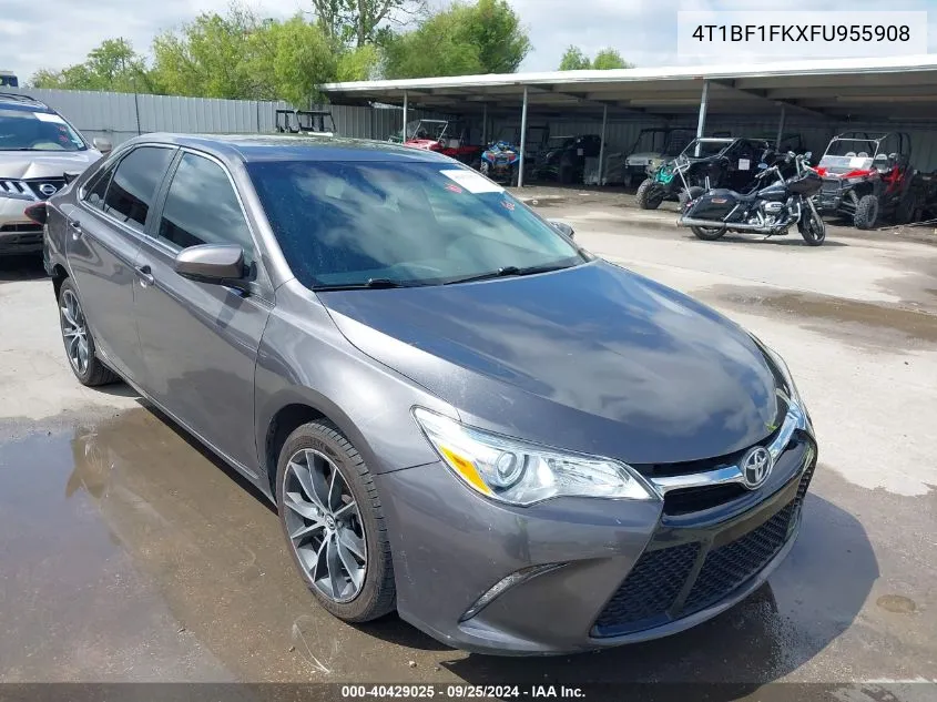 2015 Toyota Camry Xse VIN: 4T1BF1FKXFU955908 Lot: 40429025