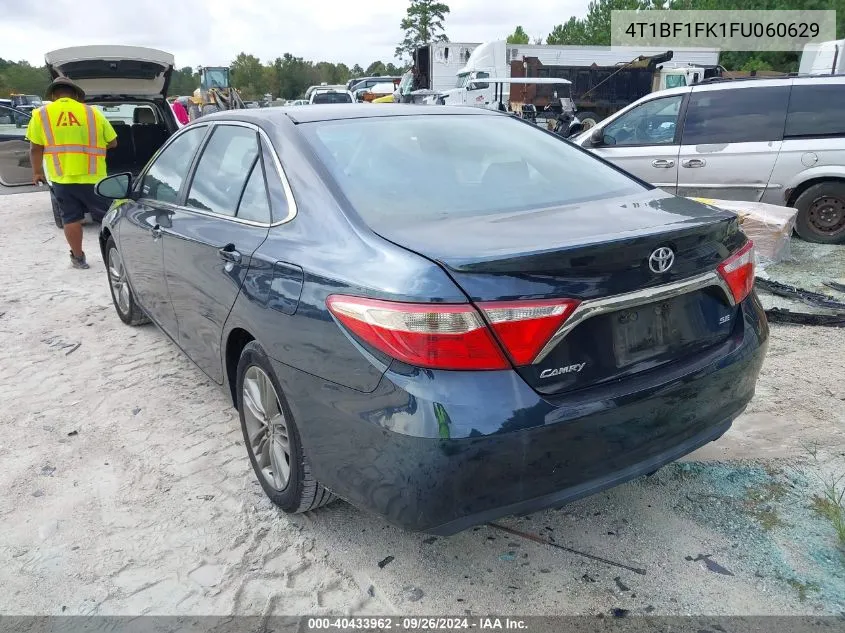 2015 Toyota Camry Le/Xle/Se/Xse VIN: 4T1BF1FK1FU060629 Lot: 40433962