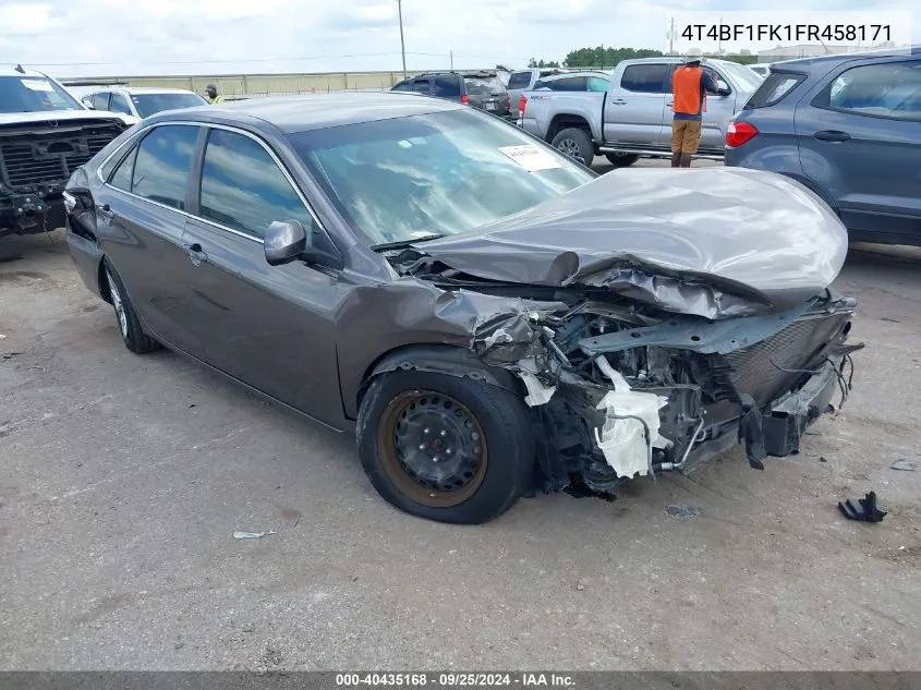 4T4BF1FK1FR458171 2015 Toyota Camry Le