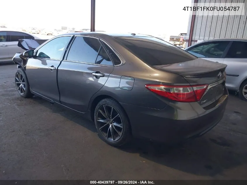 2015 Toyota Camry Le/Xle/Se/Xse VIN: 4T1BF1FK0FU054787 Lot: 40439797