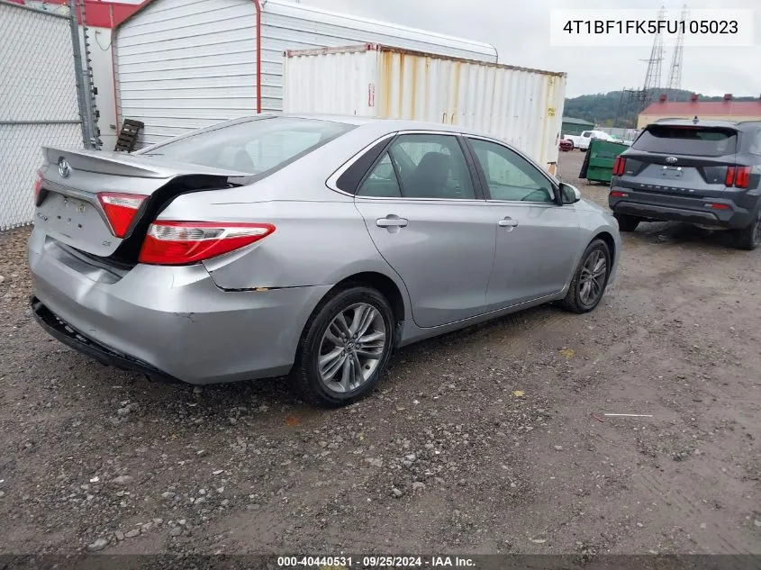 4T1BF1FK5FU105023 2015 Toyota Camry Se