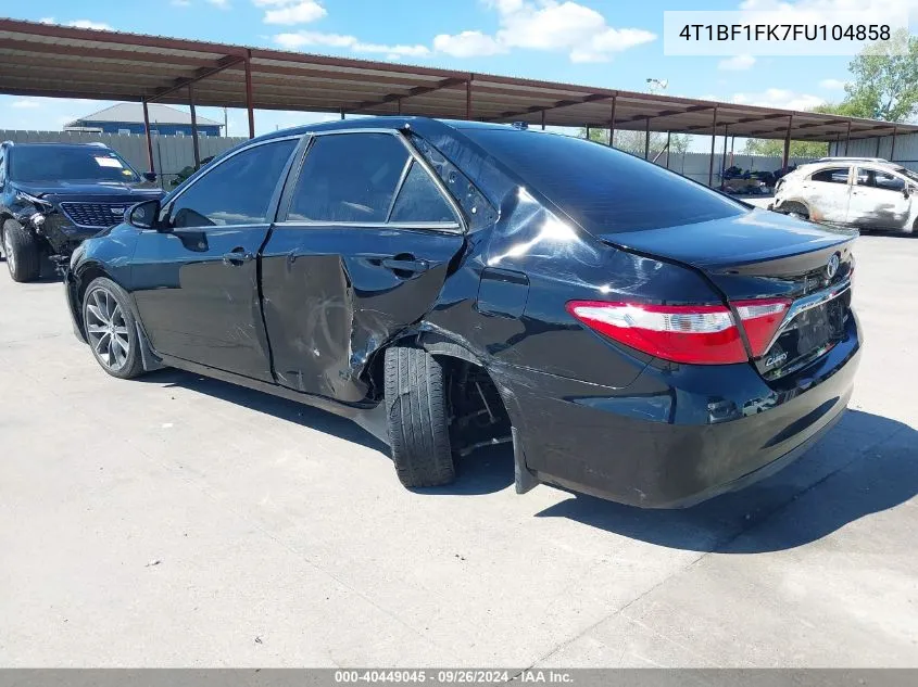 4T1BF1FK7FU104858 2015 Toyota Camry Xse