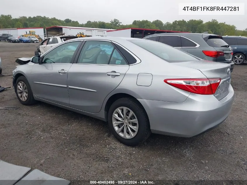 4T4BF1FK8FR447281 2015 Toyota Camry Le