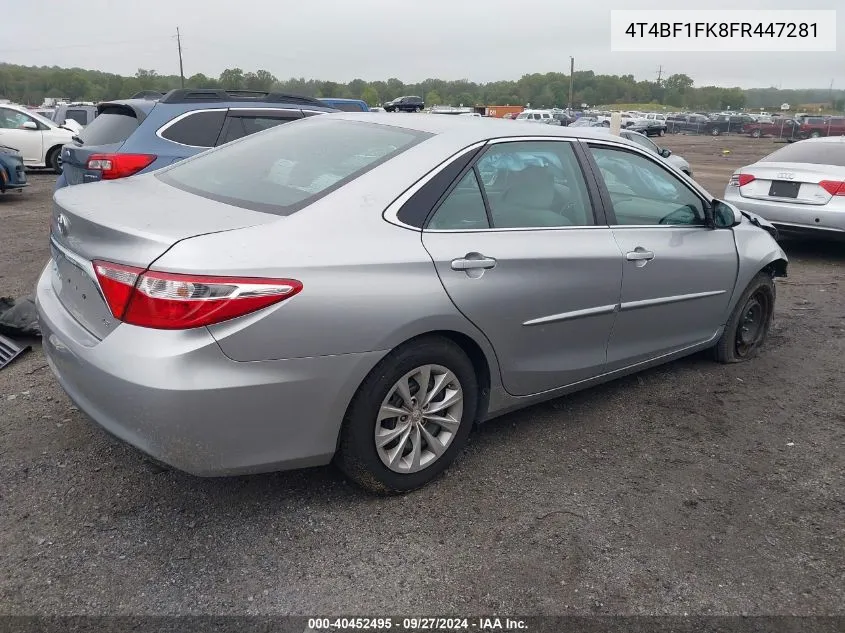 4T4BF1FK8FR447281 2015 Toyota Camry Le