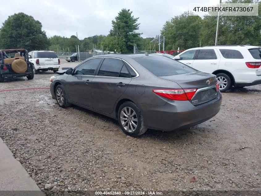 4T4BF1FK4FR473067 2015 Toyota Camry Xle