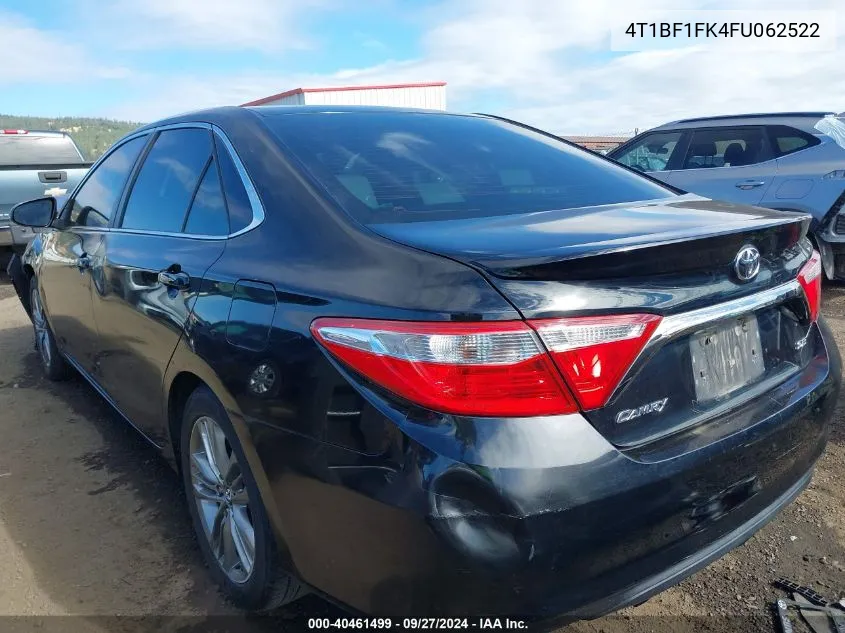 4T1BF1FK4FU062522 2015 Toyota Camry Se