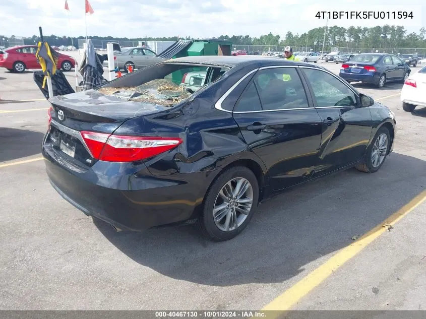 4T1BF1FK5FU011594 2015 Toyota Camry Se