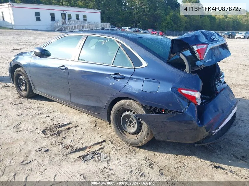 2015 Toyota Camry Le/Xle/Se/Xse VIN: 4T1BF1FK4FU878727 Lot: 40470009